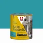 Peinture multimateriaux exterieure Multimaterio V33 bleu turquoise satine 0.5 l