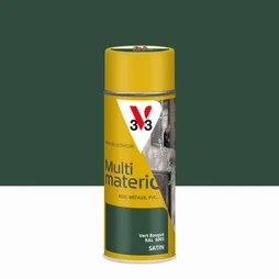 Bombe de peinture Multimaterio V33 vert basque satine 400 ml