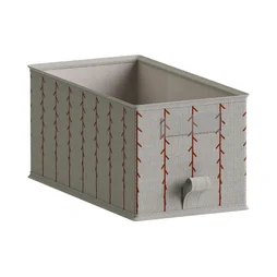 Panier SPACEO Evo'm feuilles terracotta H.16 x l.18 x P.35 cm