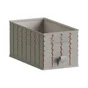Panier SPACEO Evo'm feuilles terracotta H.16 x l.18 x P.35 cm