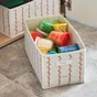 Panier SPACEO Evo'm feuilles terracotta H.16 x l.18 x P.35 cm