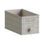 Panier SPACEO Evo'm quadrille bleu H.16 x l.18 x P.35 cm