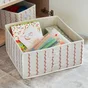 Panier SPACEO Evo'm feuilles terracotta H.16 x l.36 x P.35 cm