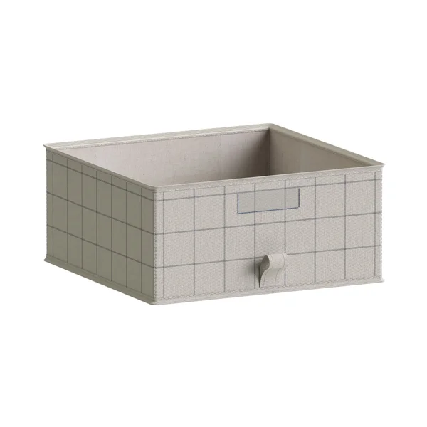 Panier SPACEO Evo'm quadrille bleu H.16 x l.36 x P.35 cm