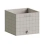 Panier SPACEO Evo'm quadrille bleu H.29 x l.36 x P.35 cm