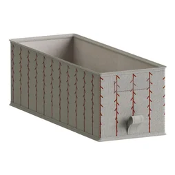 Panier SPACEO Evo'm feuilles terracotta H.16 x l.18 x P.50 cm