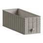 Panier SPACEO Evo'm feuilles terracotta H.16 x l.18 x P.50 cm
