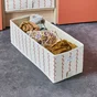 Panier SPACEO Evo'm feuilles terracotta H.16 x l.18 x P.50 cm