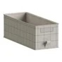 Panier SPACEO Evo'm quadrille bleu H.16 x l.18 x P.50 cm