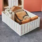 Panier SPACEO Evo'm feuilles terracotta H.16 x l.36 x P.50 cm
