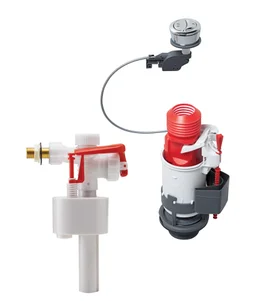 Ensemble chasse d'eau complet à câble et double poussoir WIRQUIN