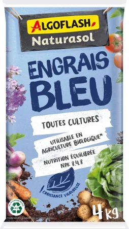 Engrais bleu universel ALGOFLASH NATURASOL 4 kg