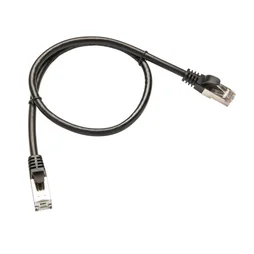 Câble cat 6 RJ45 0,5m pvc noir LEXMAN