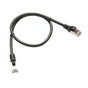 Câble cat 6 RJ45 0,5m pvc noir LEXMAN