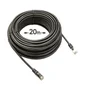 Câble cat 6 RJ45, 20m, pvc, noir, LEXMAN