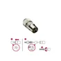 Fiche coaxiale, 9,52mm, femelle, LEXMAN