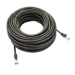 Câble cat 6 RJ45, 30m, pvc, noir, LEXMAN