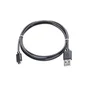 Câble usba/micro usb, 1m, noir, LEXMAN