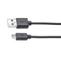 Câble usba/micro usb, 2m, noir, LEXMAN