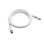 Cordon coaxial 9,5mm, 2m, mâle/femelle+adaptateur mâle/mâle, LEXMAN