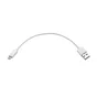 Câble usba/lightning, 0,2m, blanc, LEXMAN