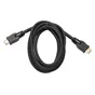 Câble hdmi 2.0, 2m textil, mâle/mâle, noir, LEXMAN