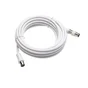 Cordon coaxial 9,5mm,  5m, femelle/mâle+adaptateur mâle/mâle, LEXMAN
