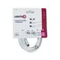 Cordon coaxial 9,5mm,  5m, femelle/mâle+adaptateur mâle/mâle, LEXMAN