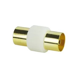 Raccord coaxial, doré, 9,52mm, femelle/femelle, LEXMAN