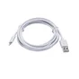 Câble usba/lightning, 2m, blanc, LEXMAN