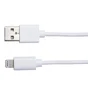 Câble usba/lightning, 2m, blanc, LEXMAN