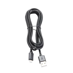 Câble usb a/lightning LEXMAN, 2 mètres, noir