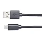 Câble usb a/lightning LEXMAN, 2 mètres, noir