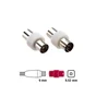 Raccord coaxial, 9,52mm, mâle/femelle, LEXMAN
