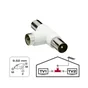 Tete dérivation coaxial, 9,52mm, 2 mâle/1 femelle, LEXMAN