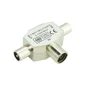 Tete dérivation coaxial, 9,52mm, 2 mâle/1 femelle, LEXMAN