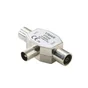 Tete dérivation coaxial, 9,52mm, 1 mâle/2 femelle, LEXMAN