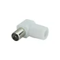 Fiche coudée, 9,52mm, mâle, pvc, LEXMAN
