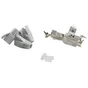 Lot de 4 fiches éthernet+manchon RJ45 cat 5, LEXMAN
