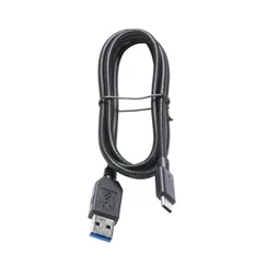 Câble usba/usbc, 1m, gris/blanc, LEXMAN