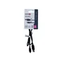 Câble usba/usbc, 1m, gris/blanc, LEXMAN