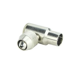 Fiche coudée blindée, 9,52mm, femelle, LEXMAN