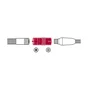 Adaptateur coaxial tv, 9,52mm, mâle, LEXMAN