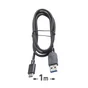 Câble usb a/usb c, LEXMAN, 1 mètre, noir