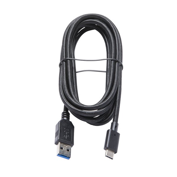 Cable USBA/USBC, 2m, noir, Lexman