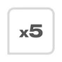 Lot de 5 fiches f, mâle, LEXMAN