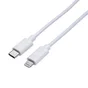 Câble usb c/lightning, LEXMAN, 1 mètre, blanc