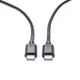 Câble USB C/USB C, 0.2m, noir, LEXMAN
