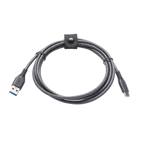Câble éco-conçu USB A/USB C, 2m, noir, LEXMAN