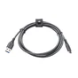 Câble éco-conçu USB A/USB C, 2m, noir, LEXMAN